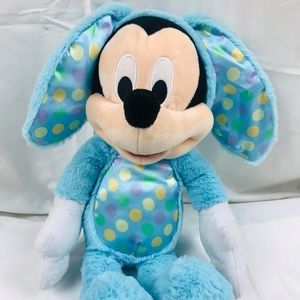 Disney Store Mickey Mouse Easter Bunny Decor 18"